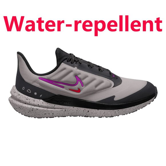 Brand New Nike Women's Air Winflo 9 Shield Running Shoes - Water Repellent - Picture 3 of 11